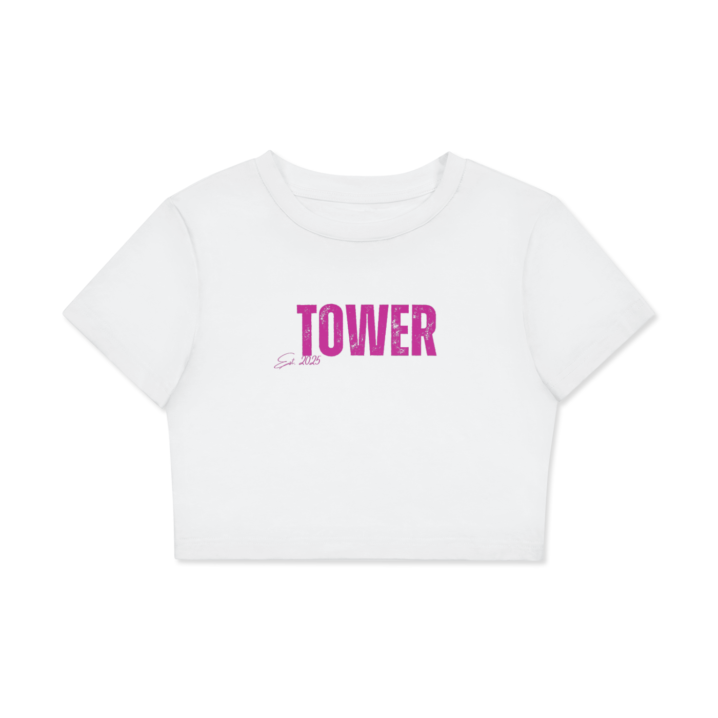 Women's Fitted Crop Tee | Bodycon T-Shirt