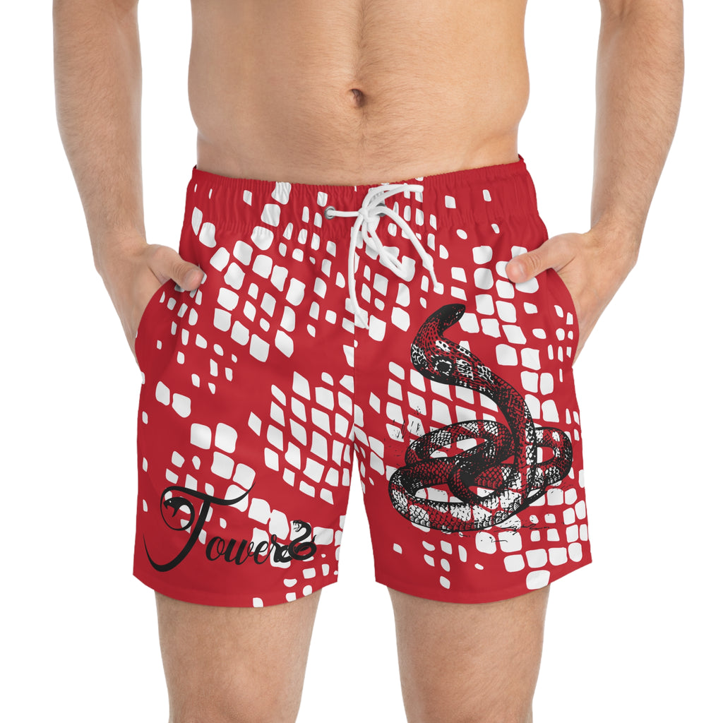 Snake Tower Swim Trunks