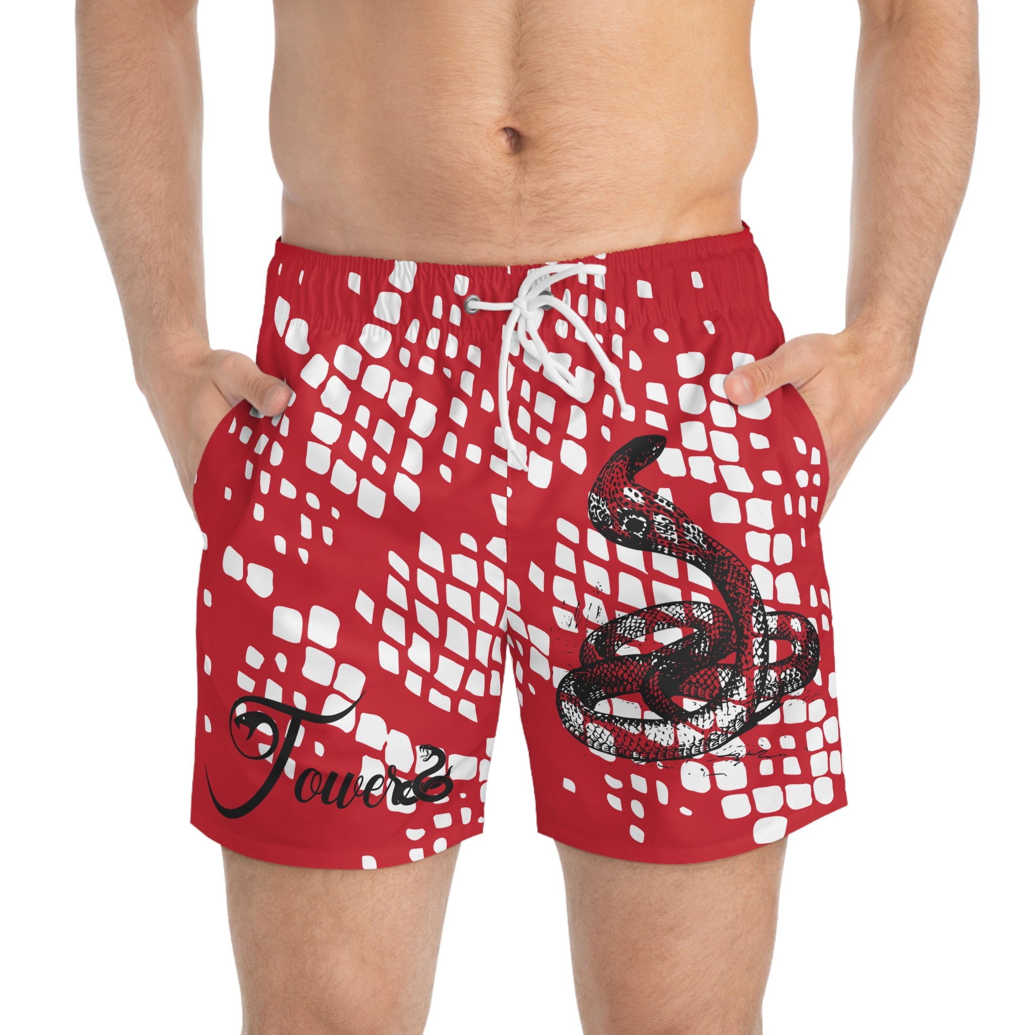 Snake Tower Swim Trunks