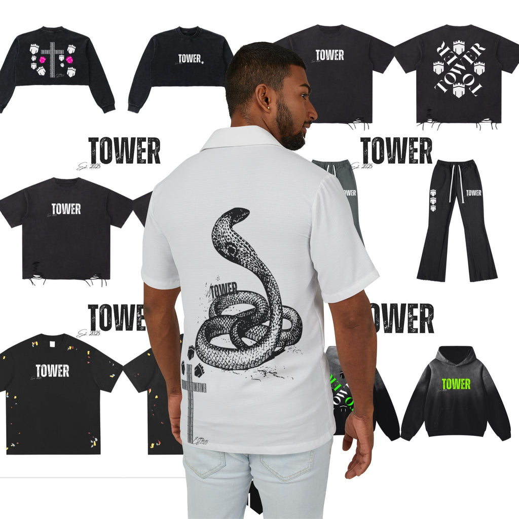 SnakeTower Collar Shirt