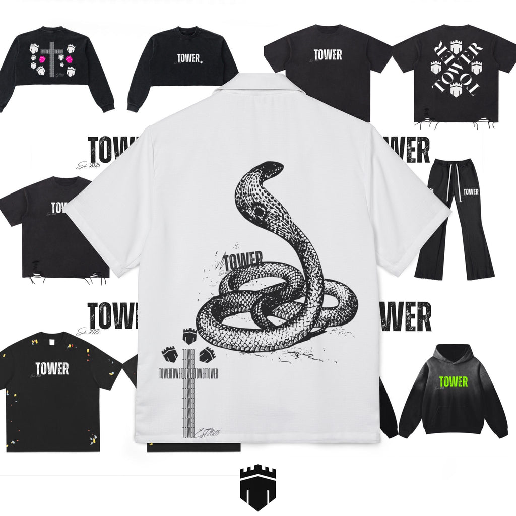 SnakeTower Collar Shirt