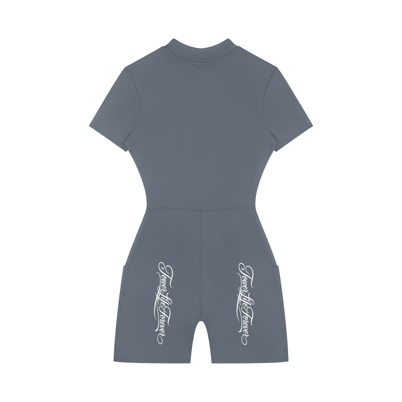 TLF Women's Quarter-Zip Short Sleeve Romper