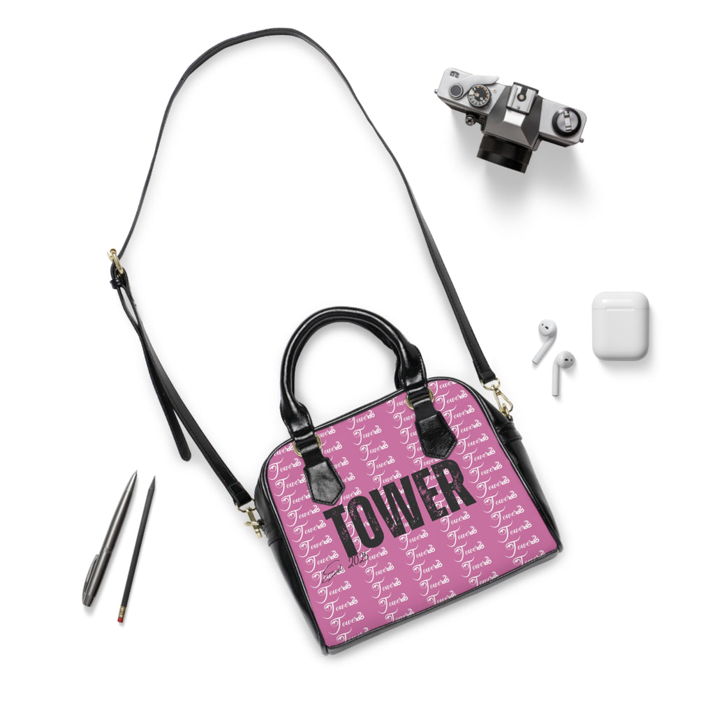 SnakeTower Shoulder Handbag
