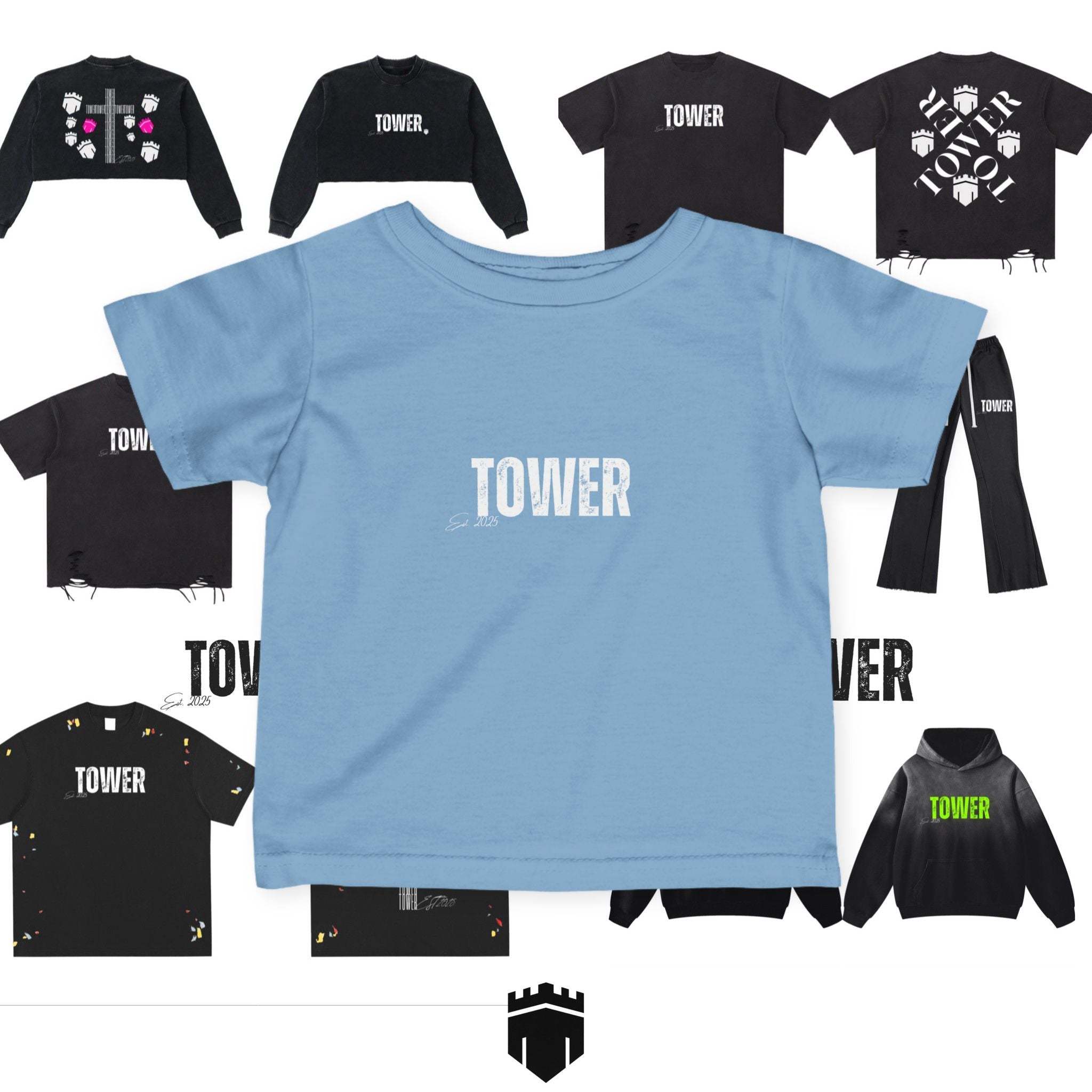 Tower Baby Shirts