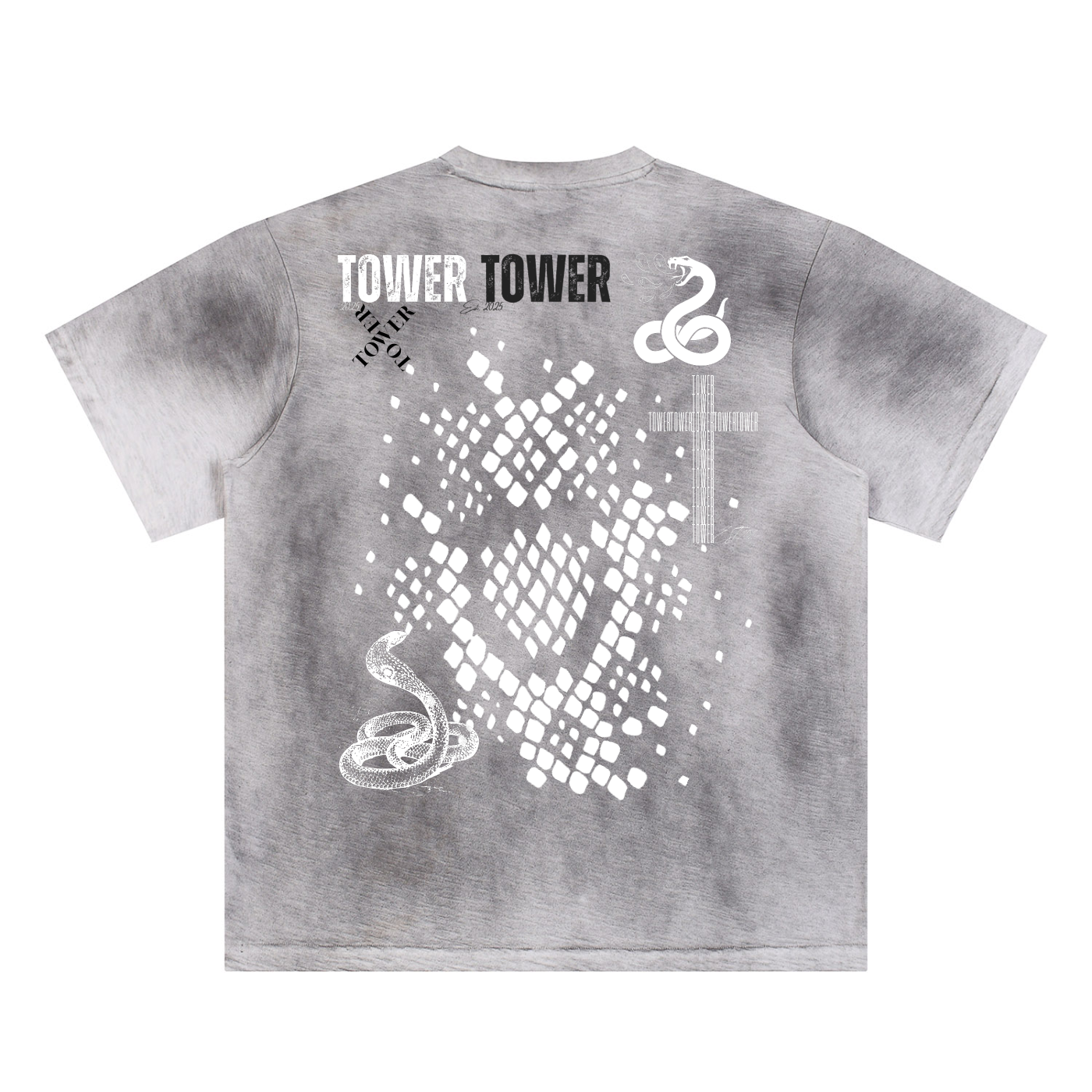 Sun Fade Hand-Painted T-Shirt