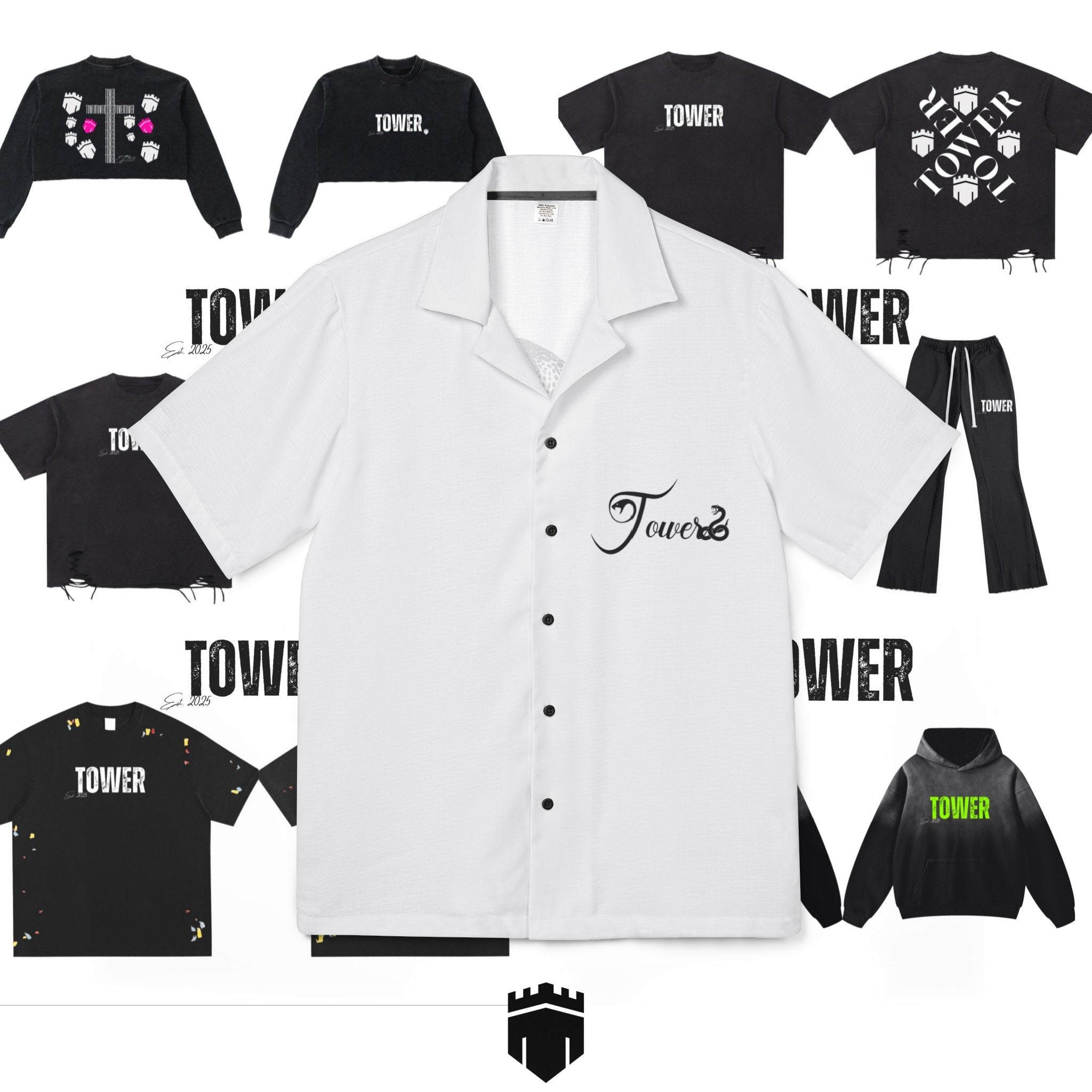 SnakeTower Collar Shirt