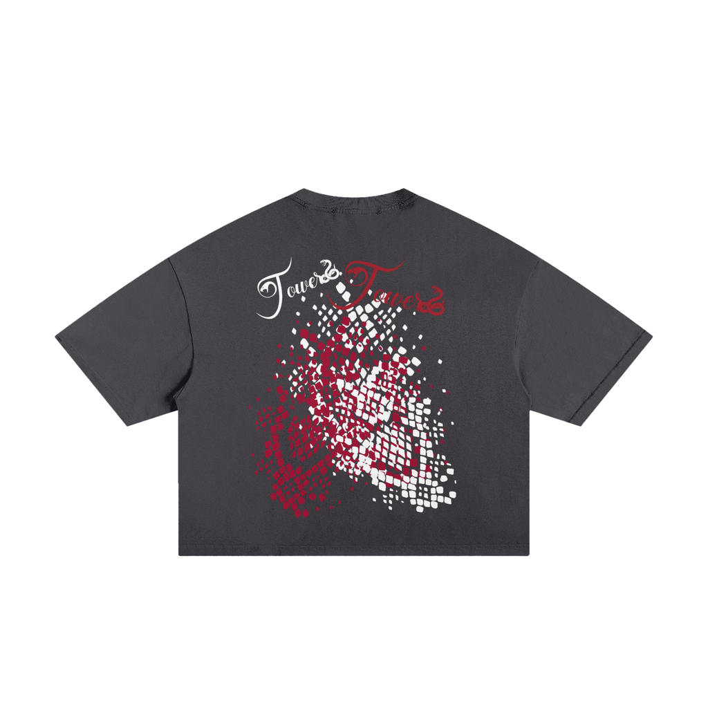 Classic Frayed Boxy Tee - 250 GSM