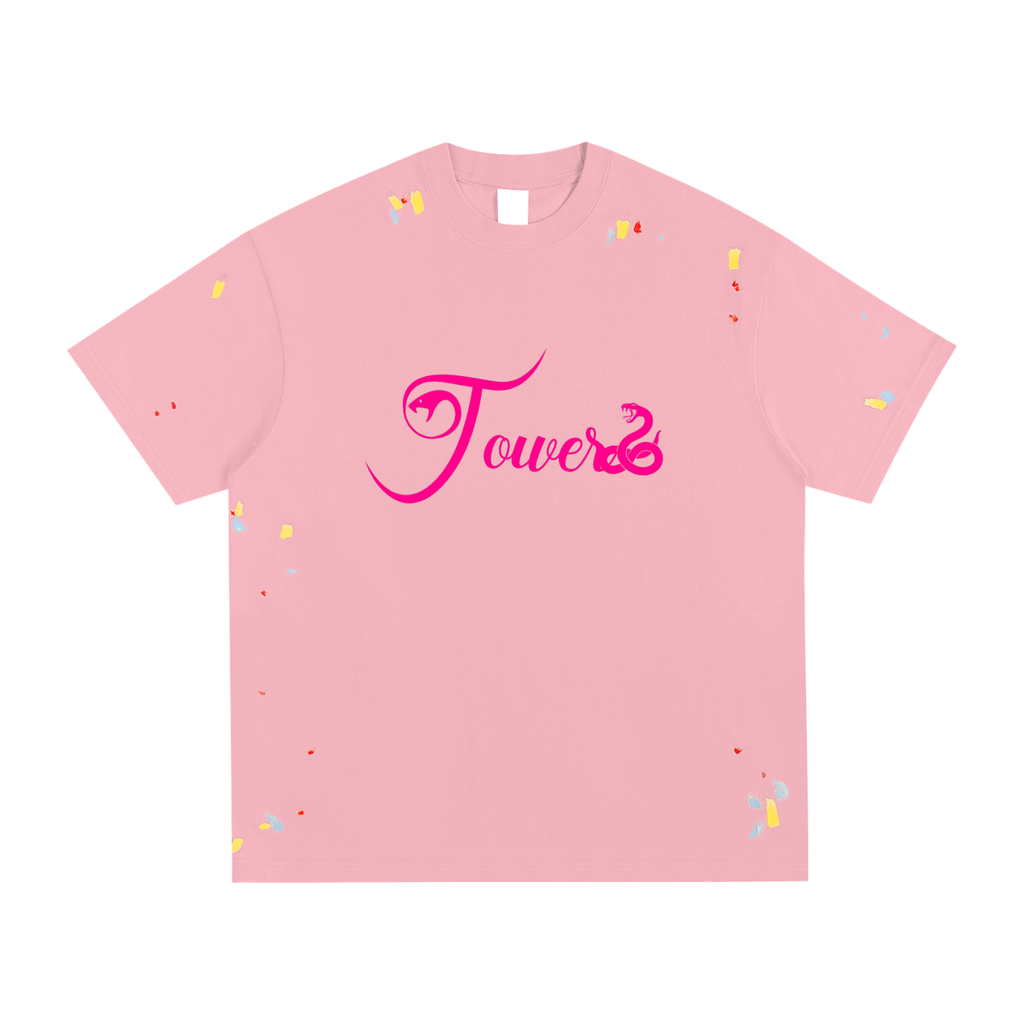 Paint Splatter SnakeTower T-Shirt