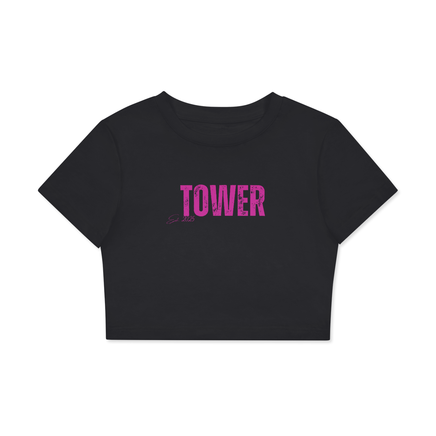 Women's Fitted Crop Tee | Bodycon T-Shirt