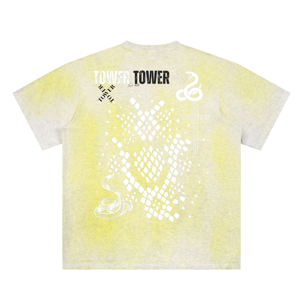 Sun Fade Hand-Painted T-Shirt