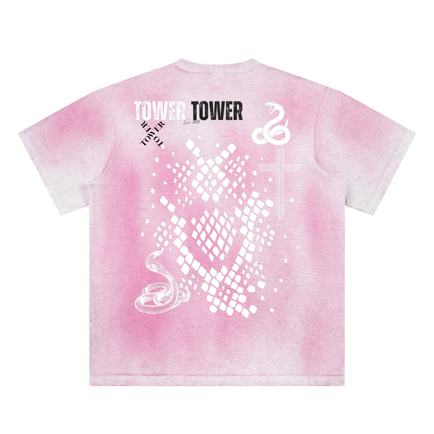 Sun Fade Hand-Painted T-Shirt