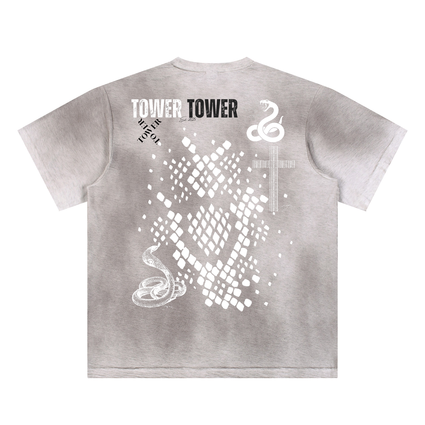 Sun Fade Hand-Painted T-Shirt