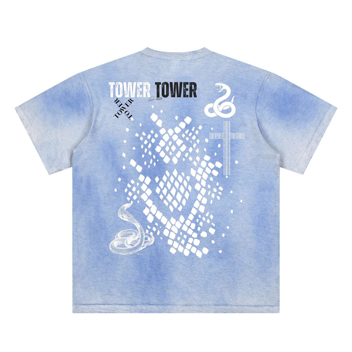 Sun Fade Hand-Painted T-Shirt