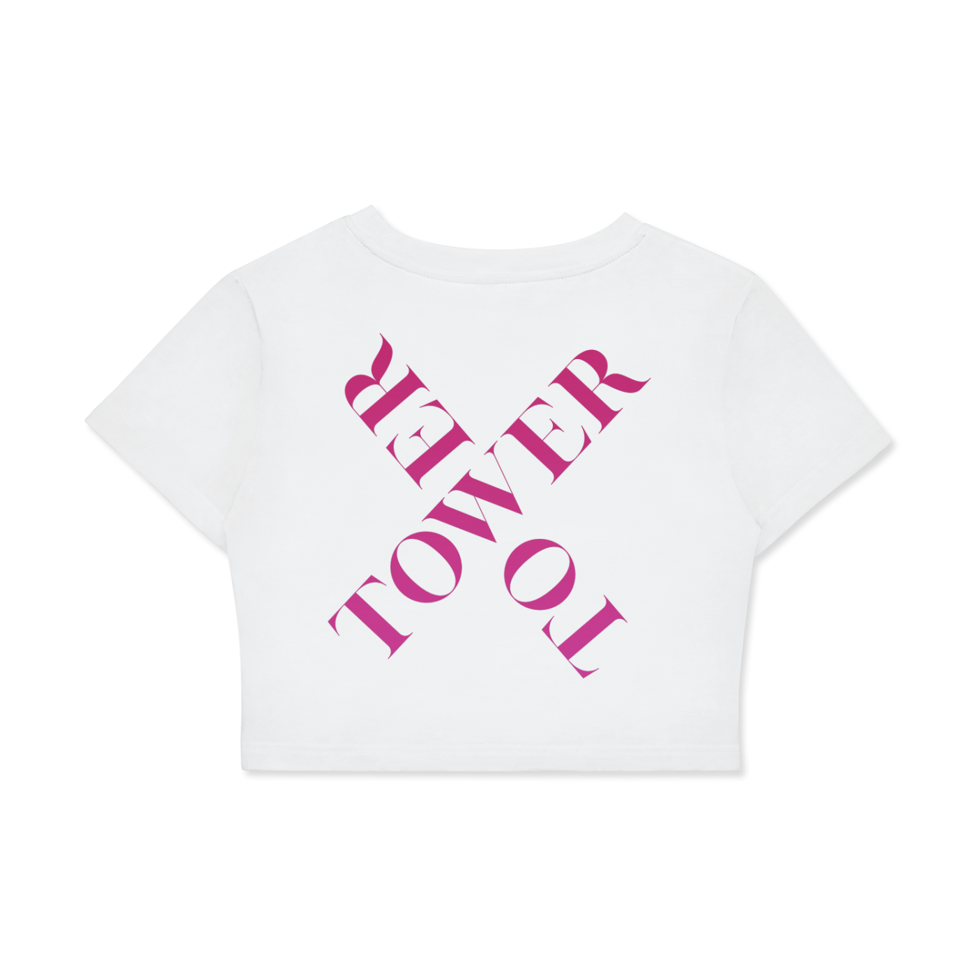 Women's Fitted Crop Tee | Bodycon T-Shirt